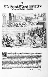 Offer til kongen, 1606 av Theodore de Bry