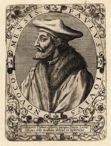 Paolo Giovio, italiensk lege. av Theodore de Bry