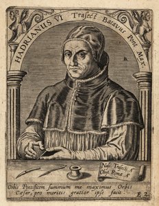 Pave Adrian VI av Theodore de Bry