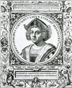 Portrett av Christopher Columbus (1451-1506) fra 