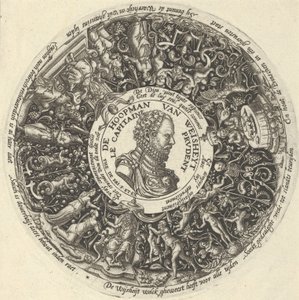 Portrett av William I av Orange, fra en serie Tazza-design, ca. 1588. av Theodore de Bry