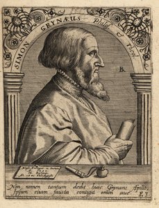 Simon Griner; 1493-1541, tysk lærd. av Theodore de Bry