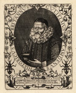 William Camden , engelsk antikvar. av Theodore de Bry