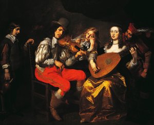 Konserten, av Theodor van Thulden, cirka 1650