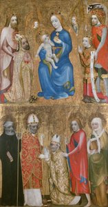 Votivt maleri av erkebiskop Jan Ocko av Vlasim, ca 1370 av Theodoric of Prague,