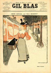 Cover av "" Gil Blas"" av Théophile Alexandre Steinlen
