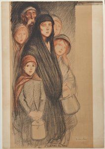 I Belgia er belgierne sultne, 1915 av Théophile Alexandre Steinlen