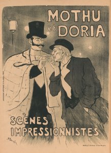 Mothu og Doria av Théophile Alexandre Steinlen