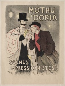 Mothu et Doria - Impresjonistiske scener av Théophile Alexandre Steinlen