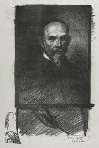 Selvportrett av Théophile Alexandre Steinlen