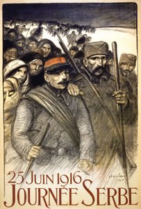 Serbian Day, June 25 av Théophile Alexandre Steinlen