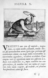 Profetifigur X fra Prognostication of the Eximii Doctor Paracelsus, 1536 av Theophrastus Bombastus von Hohenheim Paracelsus