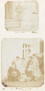 Pappa og mamma, bursdagsgruppen, 1853-56 av Thereza Llewelyn