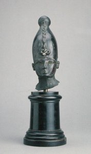 Hodet til guden Osiris (bronse) av Third Intermediate Period Egyptian