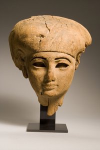 Mummimaske, tidlig 1. årtusen f.Kr. (tre)