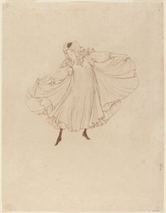 Loïe Fuller av Théo van Rysselberghe