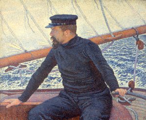 Paul Signac på båten sin