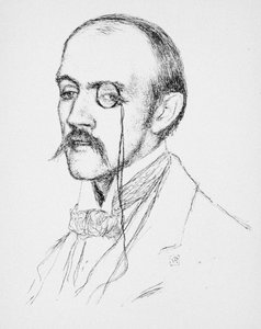Portrett av Henri de Regnier, ca. 1898 av Théo van Rysselberghe