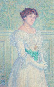 Portrett av Laure Flé, 1898. av Théo van Rysselberghe