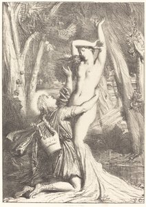 Apollo og Daphne av Théodore Chassériau