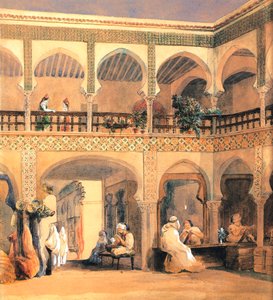 Basar i Orleans, 1840-årene. av Théodore Chassériau