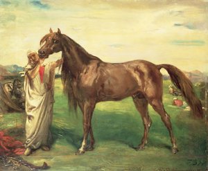 Hadji, en arabisk hingst, 1853 av Théodore Chassériau