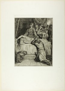 Åh! Åh! Å!, tallerken fjorten fra Othello av Théodore Chassériau