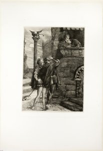 Vekk! hva ho! Brabantio! tyver! tyver!, tallerken en fra Othello av Théodore Chassériau