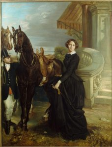 Portrett av grevinnen av Ranchicourt av Théodore Chassériau