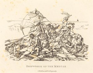 Forlis av Meduse av Théodore Gericault and Nicolas Toussaint Charlet