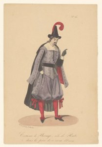 Bocage in de rol van Pinto Costume of Boccage, rollen som Pinto, i stykket med det navnet (Drama) (tittel på objekt) Skuespillere, skuespillerinner i operazangers in hun rol (serietittel) av Théodore Lejeune