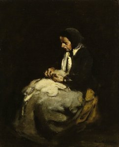 Kvinne som syr