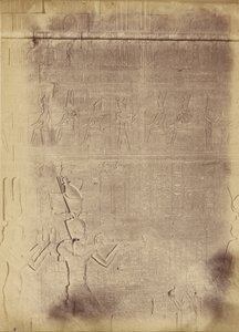 Nærbilde av hieroglyfiske inskripsjoner (sannsynligvis av Temple of Edfu)