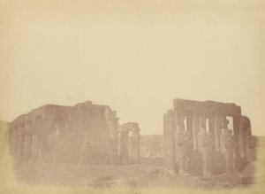 Oversikt over Ramesseum av Théodule Devéria