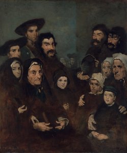 Bretonske fiskere og deres familier, muligens ca. 1880-85.