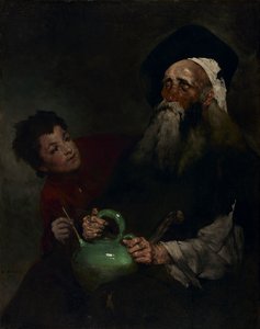 Lazarillo de Tormes og hans blinde mester, før 1880.