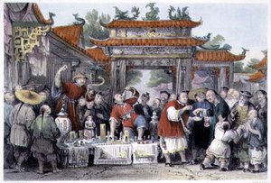 En omreisende lege ved Tien-Sing, fra 