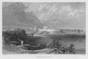 Carlisle (gravering) av Thomas (after) Allom