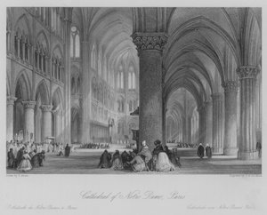 Katedralen i Notre Dame, Paris (gravering)