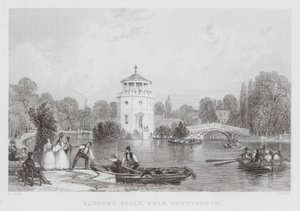 Radford Folly, nær Nottingham (gravering) av Thomas (after) Allom