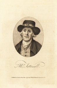 Portrett av Richard Tattersall (1724-1795), grunnlegger av veddeløpsheste auksjonarius Tattersalls på Hyde Park Corner, London av Thomas (after) Beach