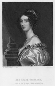 Caroline, hertuginne av Richmond (gravering)