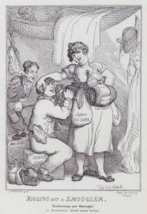 Rigger ut en smugler (litho)