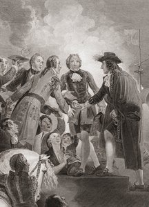 William, Prince of Orange (senere kong William III) lander i Brixham. (skrive ut)