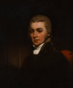 Portrett av en gentleman (olje på lerret) av Thomas (circle of) Lawrence