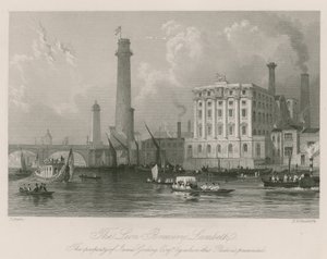 Løvebryggeriet i Lambeth av Thomas Allom