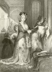 Favoritten Odalisque av Thomas Allom
