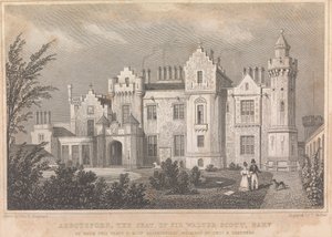 Abbotsford, setet til Sir Walter Scott Bart; side - (bind én) av Thomas Barber