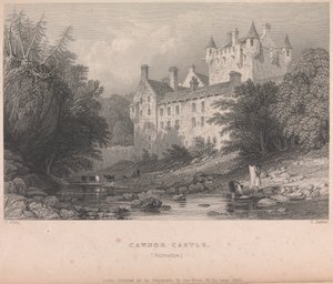 Cawdor Castle, Narnshire (utgitt av G. Virtue); side 59 (bind 1)