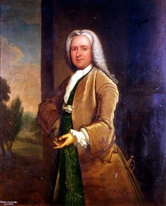 Portrett av Denzil Suckling (d.1744) (olje)